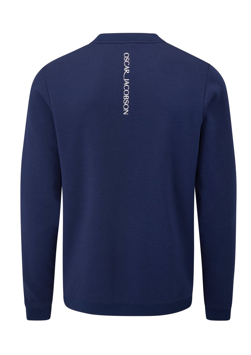 Oscar Jacobson Johnstone Tour Midlayer - Navy - Oscar Jacobson