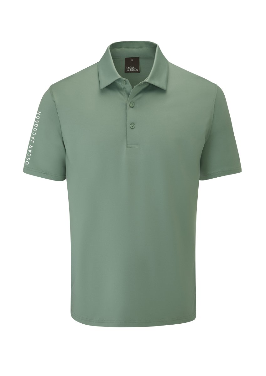 Oscar Jacobson Bullock Polo Shirt - Watercress - Oscar Jacobson