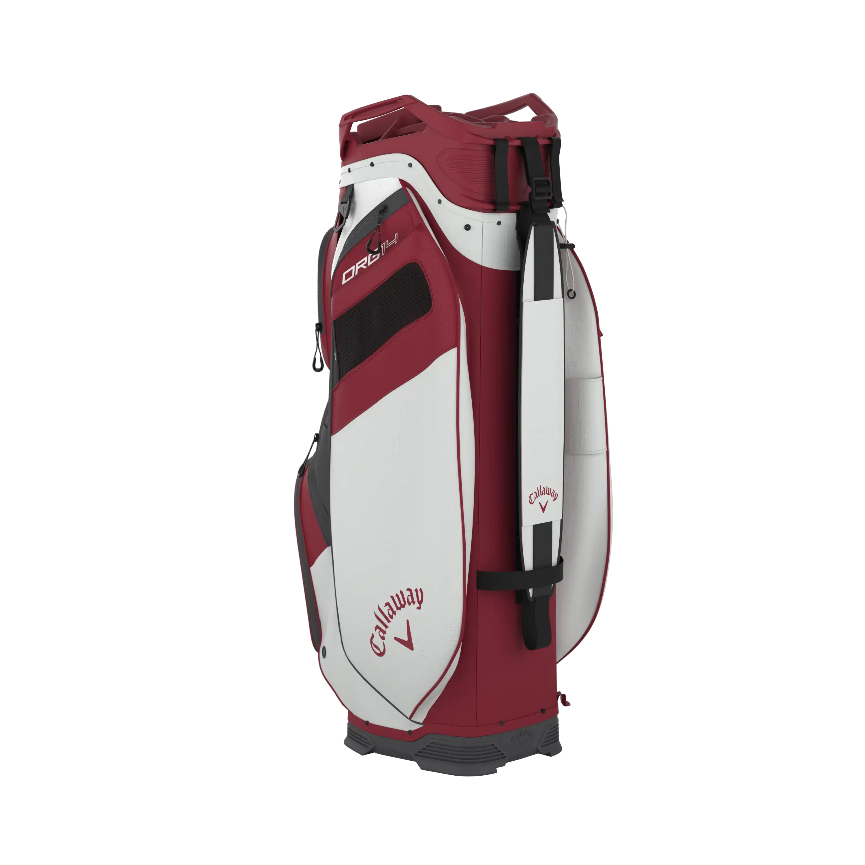 Callaway Org 14 Cart Bag 25 - White/Cardinal