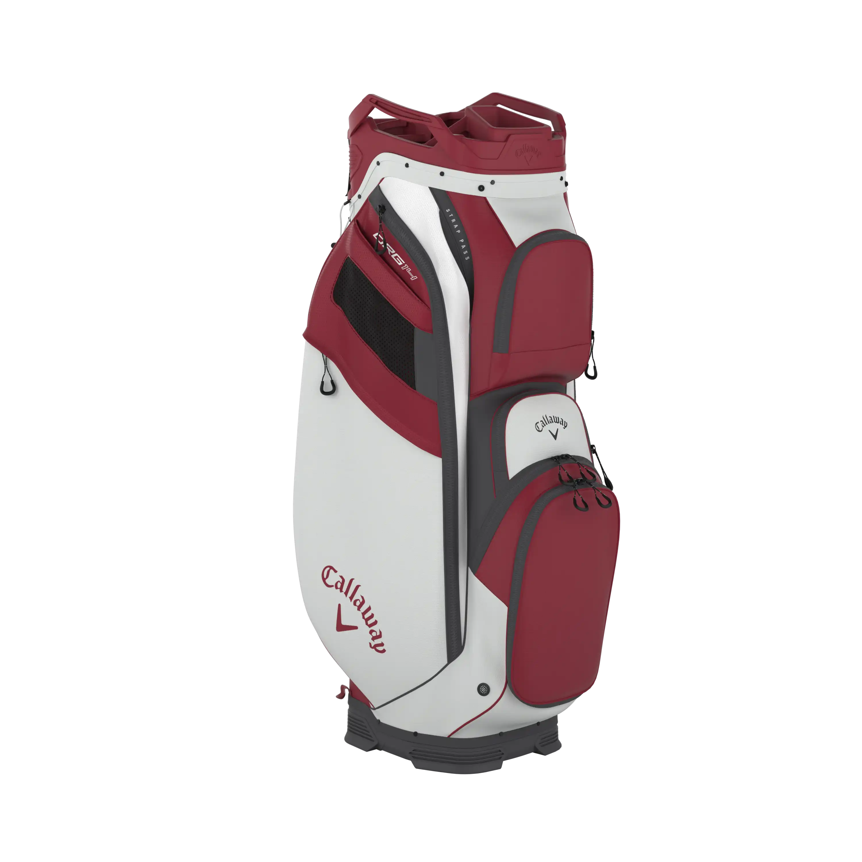 Callaway Org 14 Cart Bag 25 - White/Cardinal