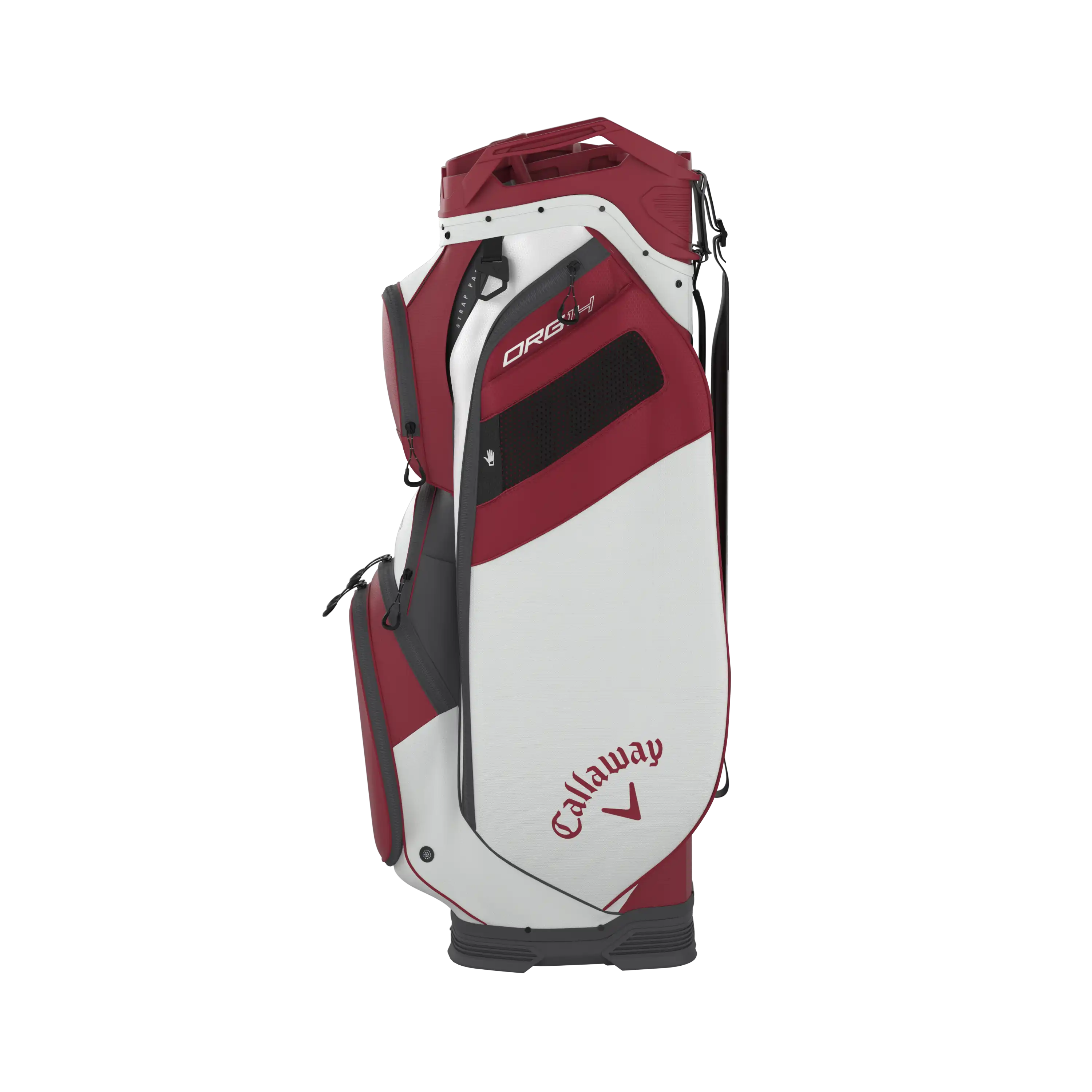 Callaway Org 14 Cart Bag 25 - White/Cardinal