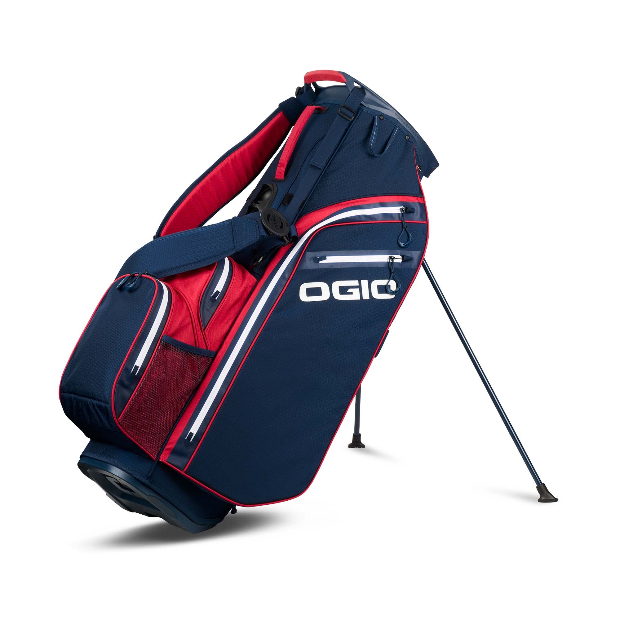 OGIO All Elements Hybrid 2025 Stand Bag - Red/White/Blue