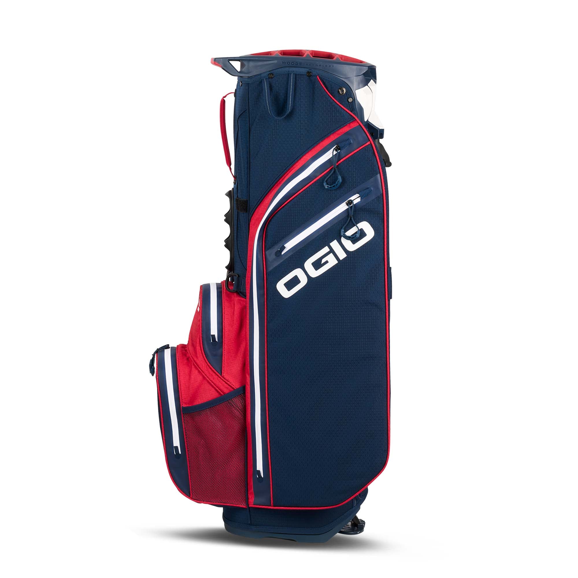 OGIO All Elements Hybrid 2025 Stand Bag - Red/White/Blue