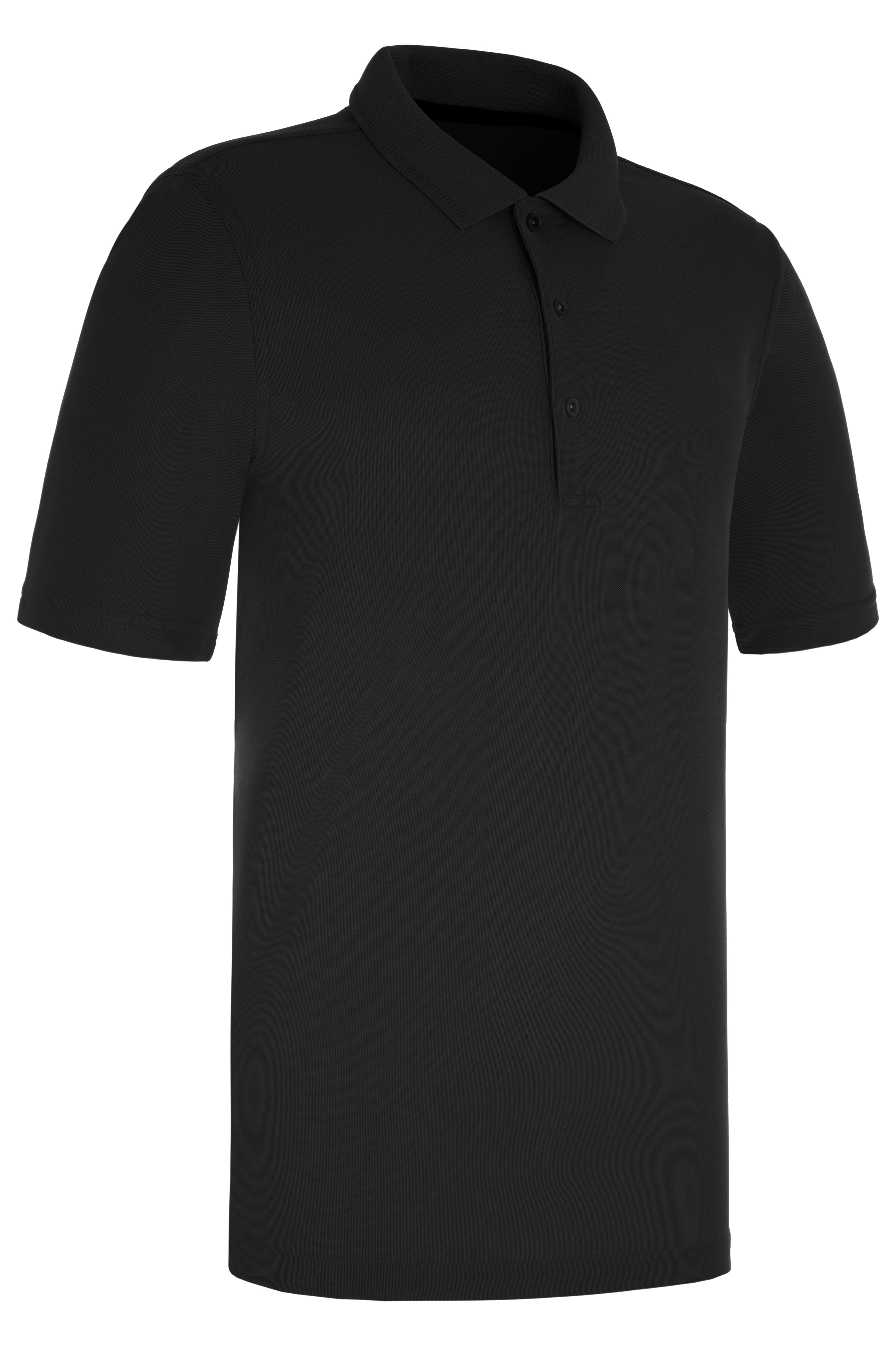 ProQuip Pro Tech Plain Polo Shirt - Black