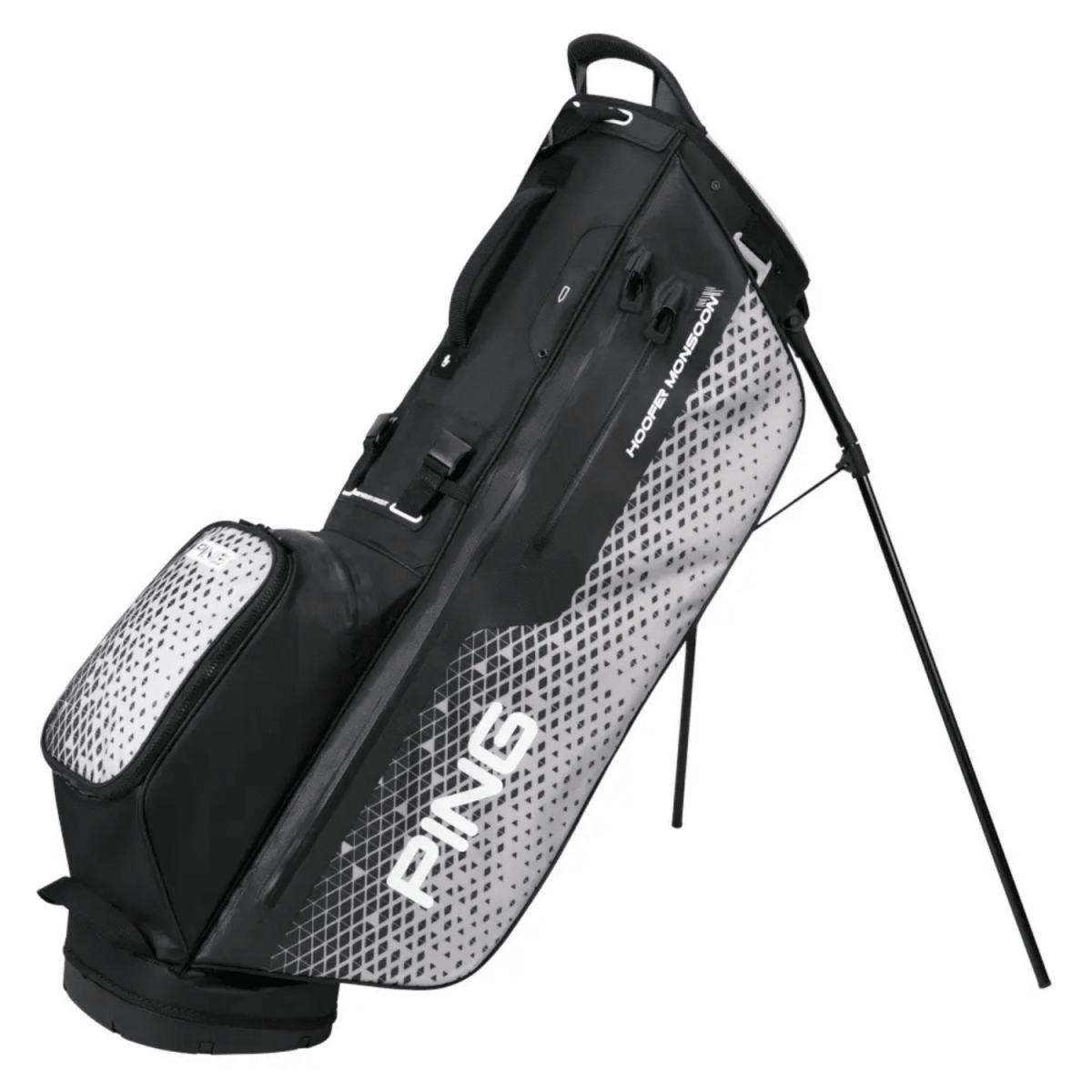 Ping Hoofer Monsoon 231 Stand Bag - Black/Grey - Ping