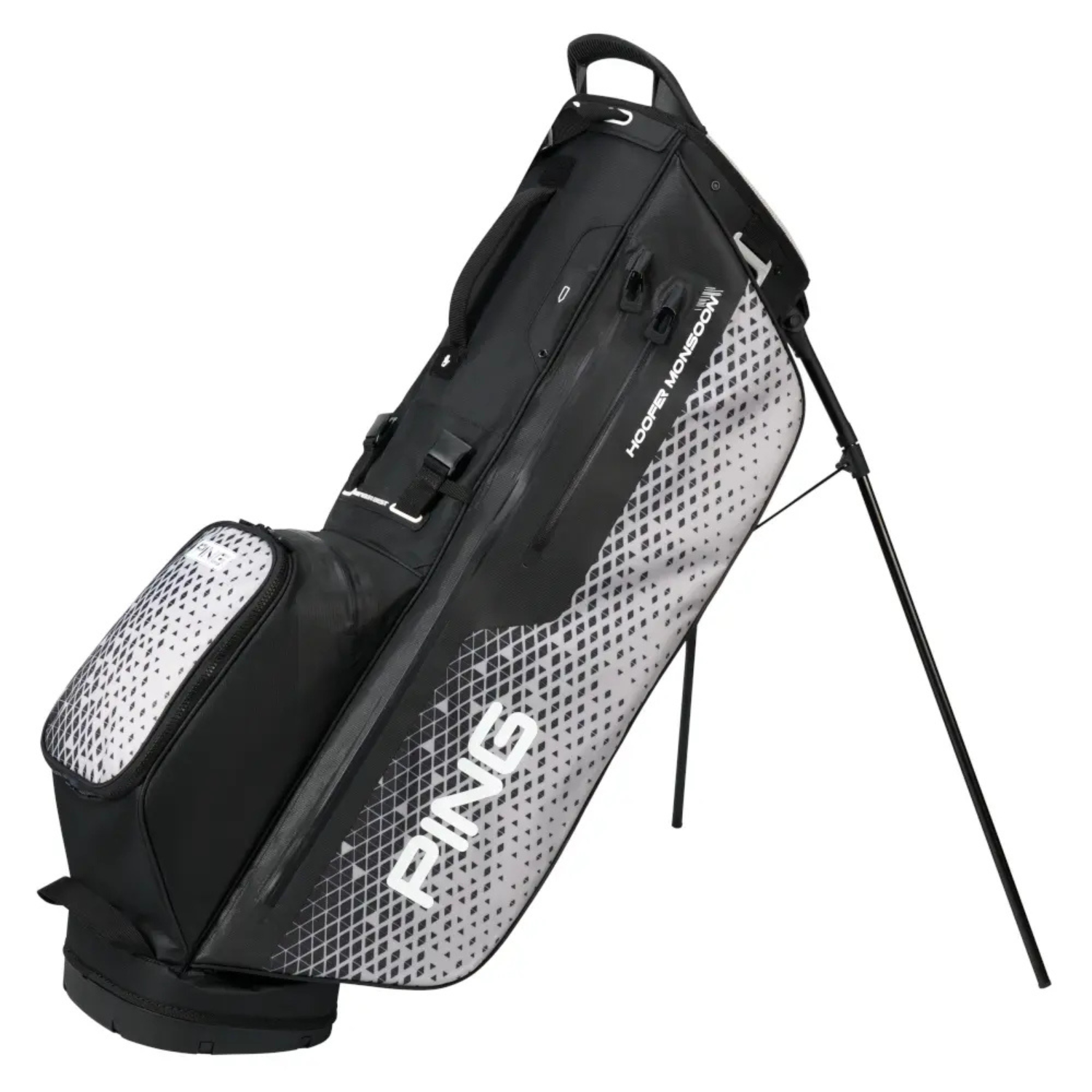 Ping Hoofer Monsoon 231 Stand Bag - Black/Grey