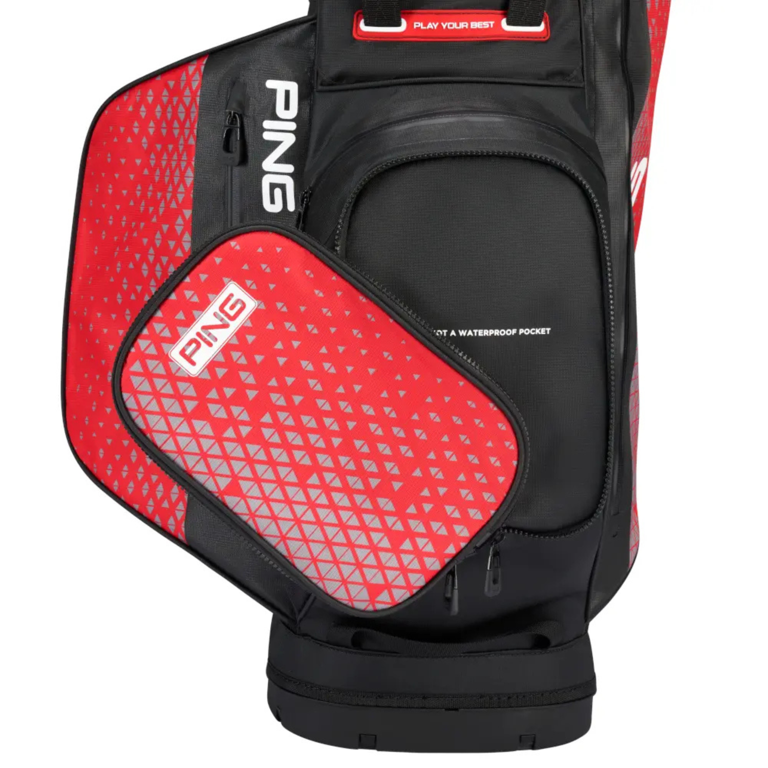 Ping Hoofer Monsoon 231 Stand Bag - Black/Red