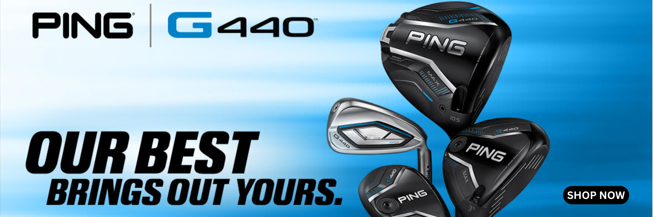 Ping G440 2025 Golf Clubs Banner