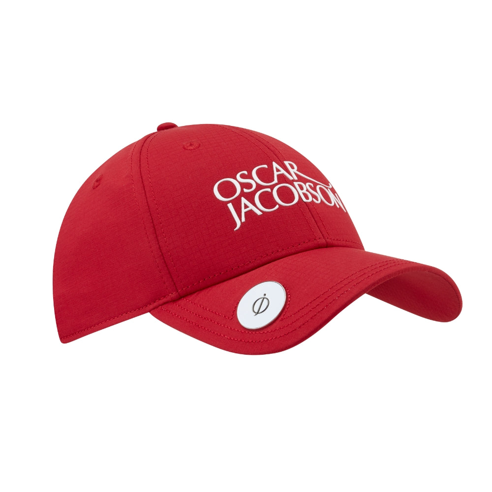 Oscar Jacobson Maine Cap - Jewel Red / White