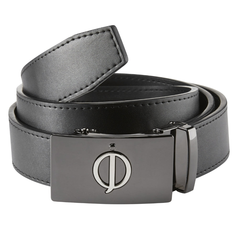 Oscar Jacobson Leather Belt - Black