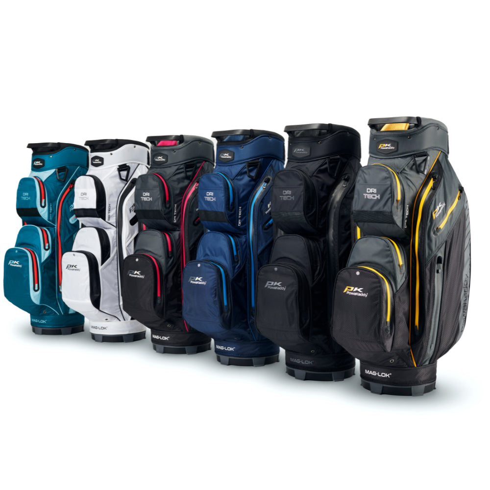 Powakaddy 2024 Dri Tech Cart Bag - Blue / Baby Blue / Red