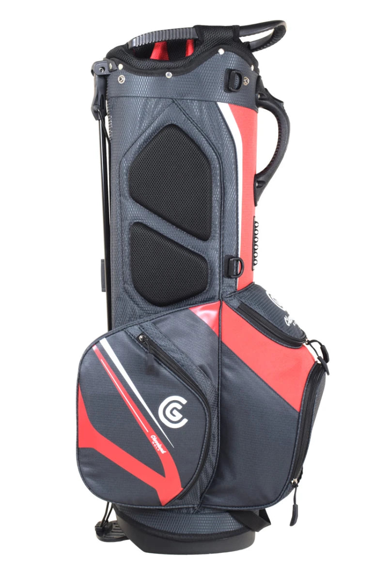 Cleveland Saturday 2 Stand Bag Red/Charcoal - Cleveland