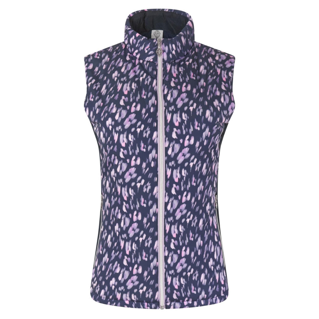 Pure Golf Annona Patterened Ladies Golf Gilet