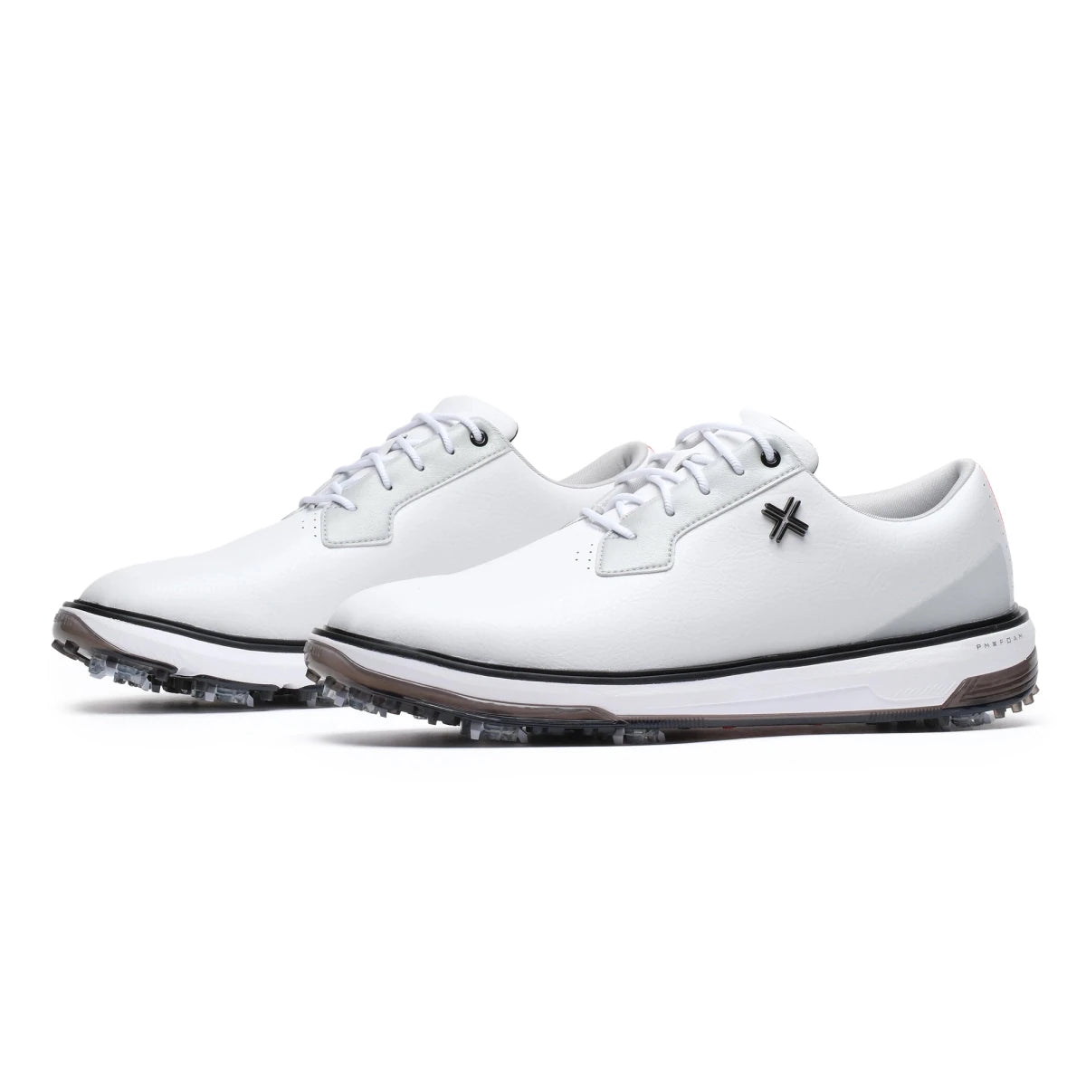PAYNTR Reserve Classic RS Spiked Golf Shoes - White - Payntr