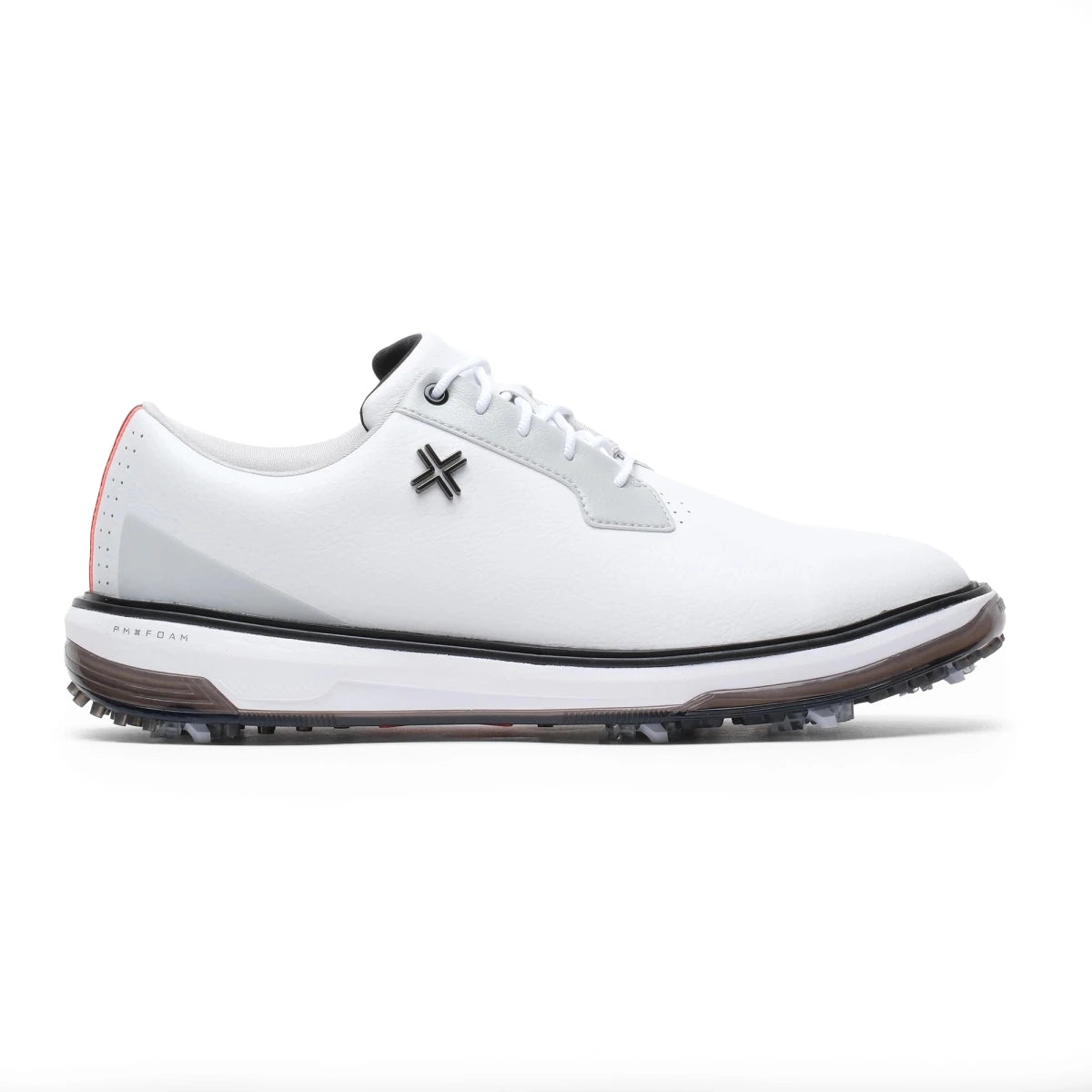 PAYNTR Reserve Classic RS Spiked Golf Shoes - White - Payntr
