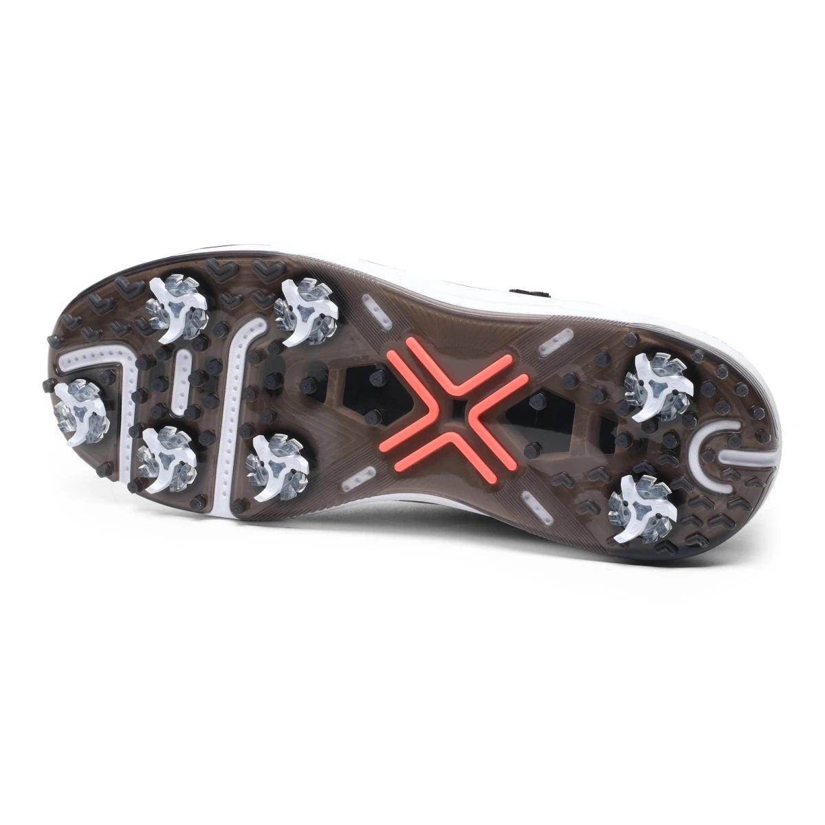 PAYNTR Reserve Classic RS Spiked Golf Shoes - White - Payntr