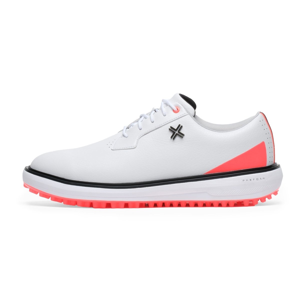 PAYNTR Reserve Classic SL Spikeless Golf Shoes - White / Blaze - Payntr