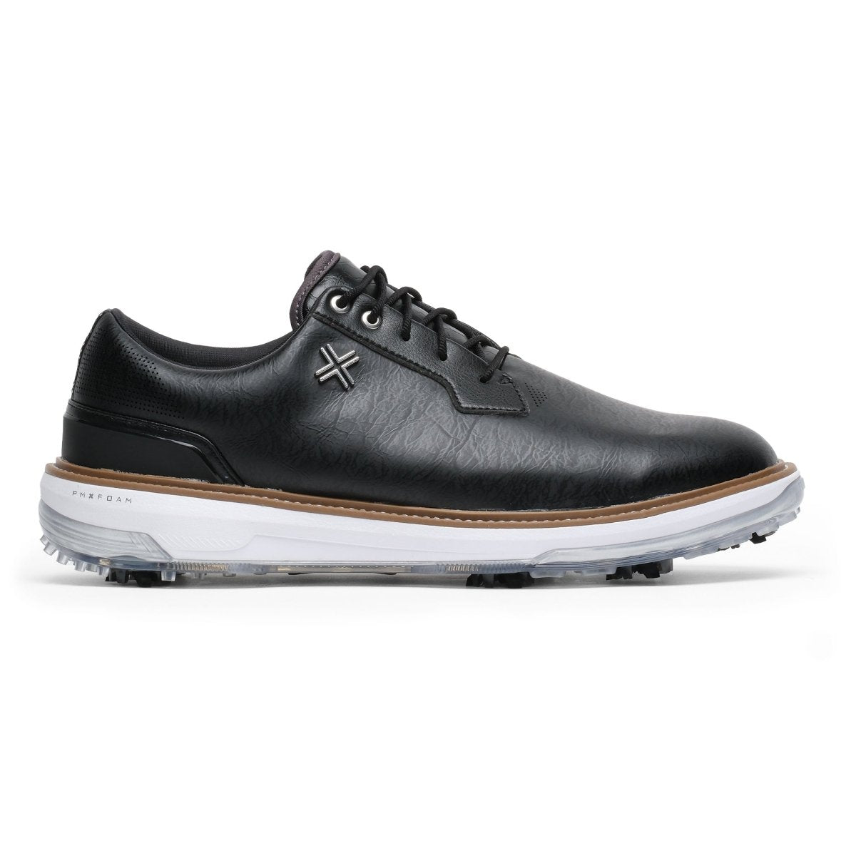 PAYNTR Speed Reserve Classic Tour Spiked Golf Shoes - Black - Payntr