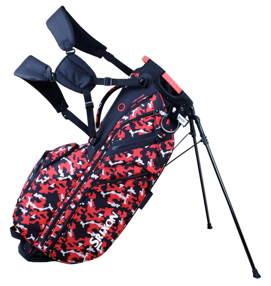 Srixon Premium Stand Bag - Black / Red Camo - Srixon