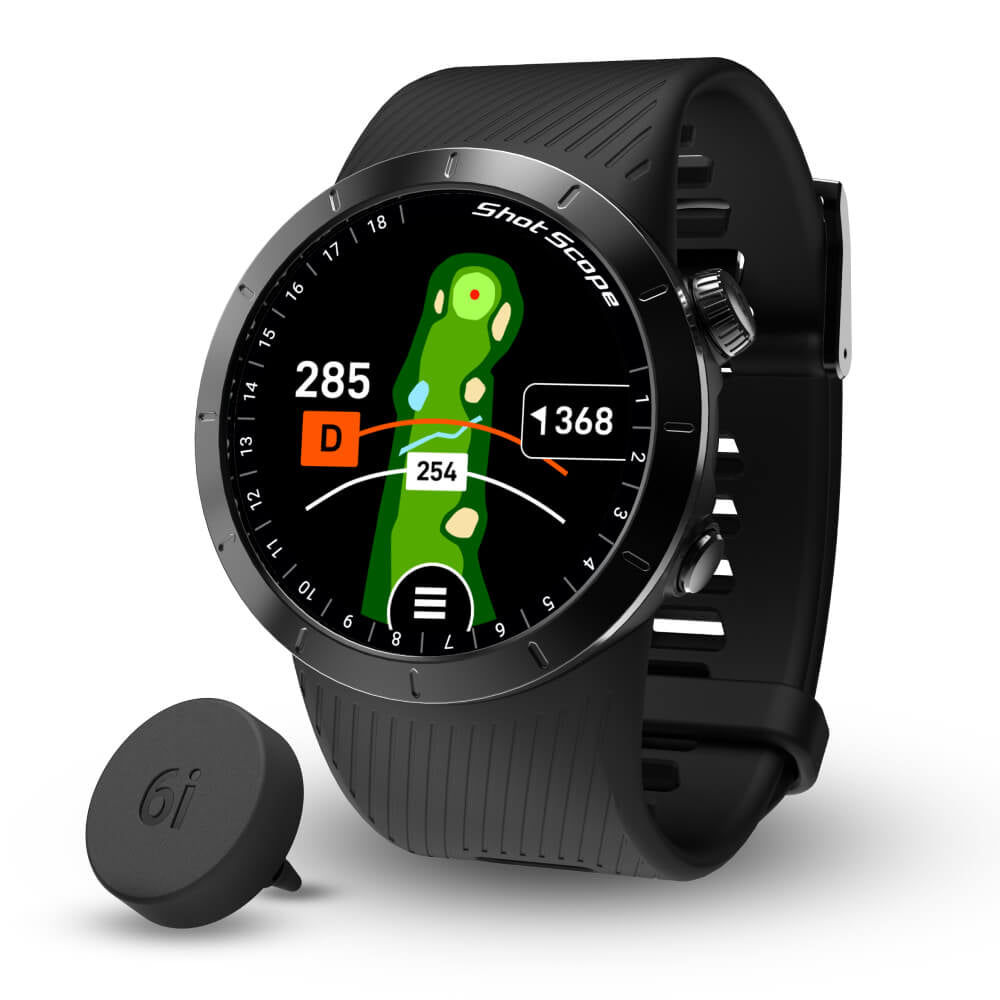 Shot Scope X5 Golf GPS Watch - Stealth Black