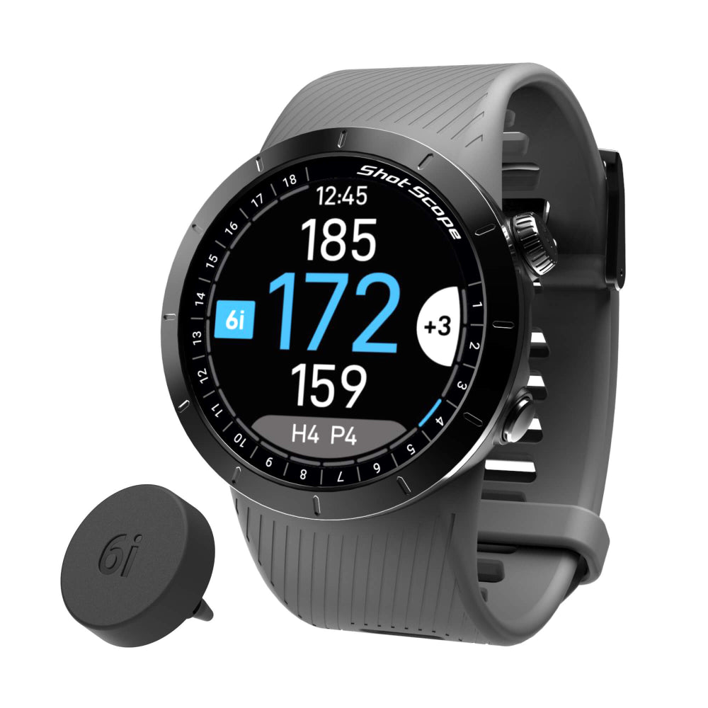 Shot Scope X5 Golf GPS Watch - Steel Grey