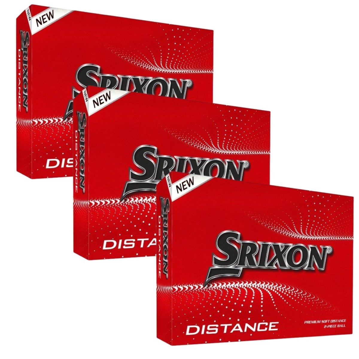 Srixon Distance 3 Dozen Bundle Golf Balls - Srixon