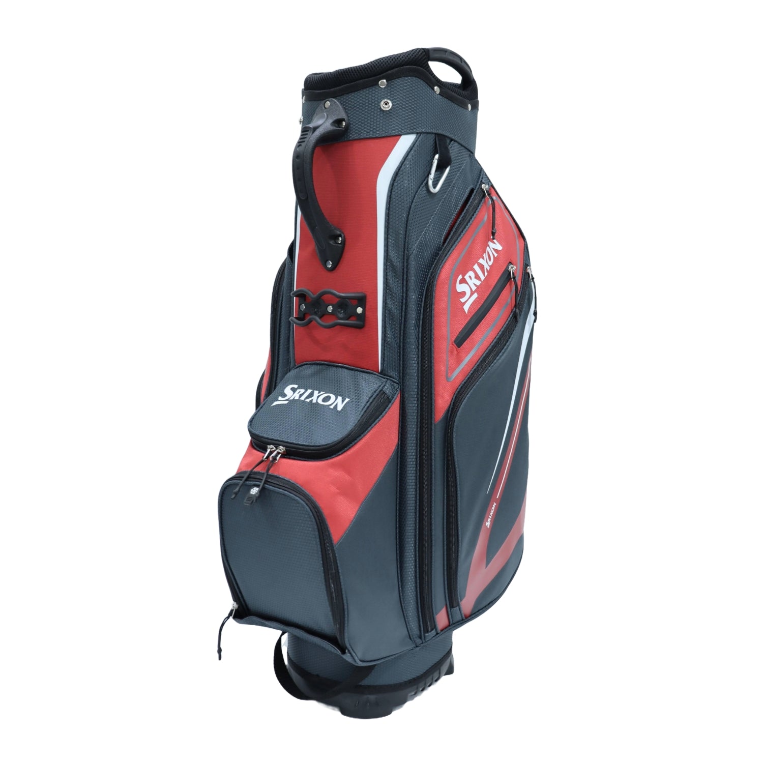 Srixon Friday Cart Bag - Charcoal / Red