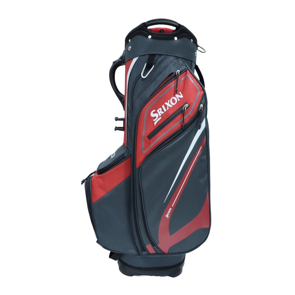 Srixon Friday Cart Bag - Charcoal / Red - Srixon
