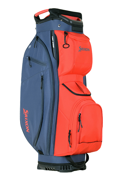 Srixon Premium Cart Bag - Slate / Red