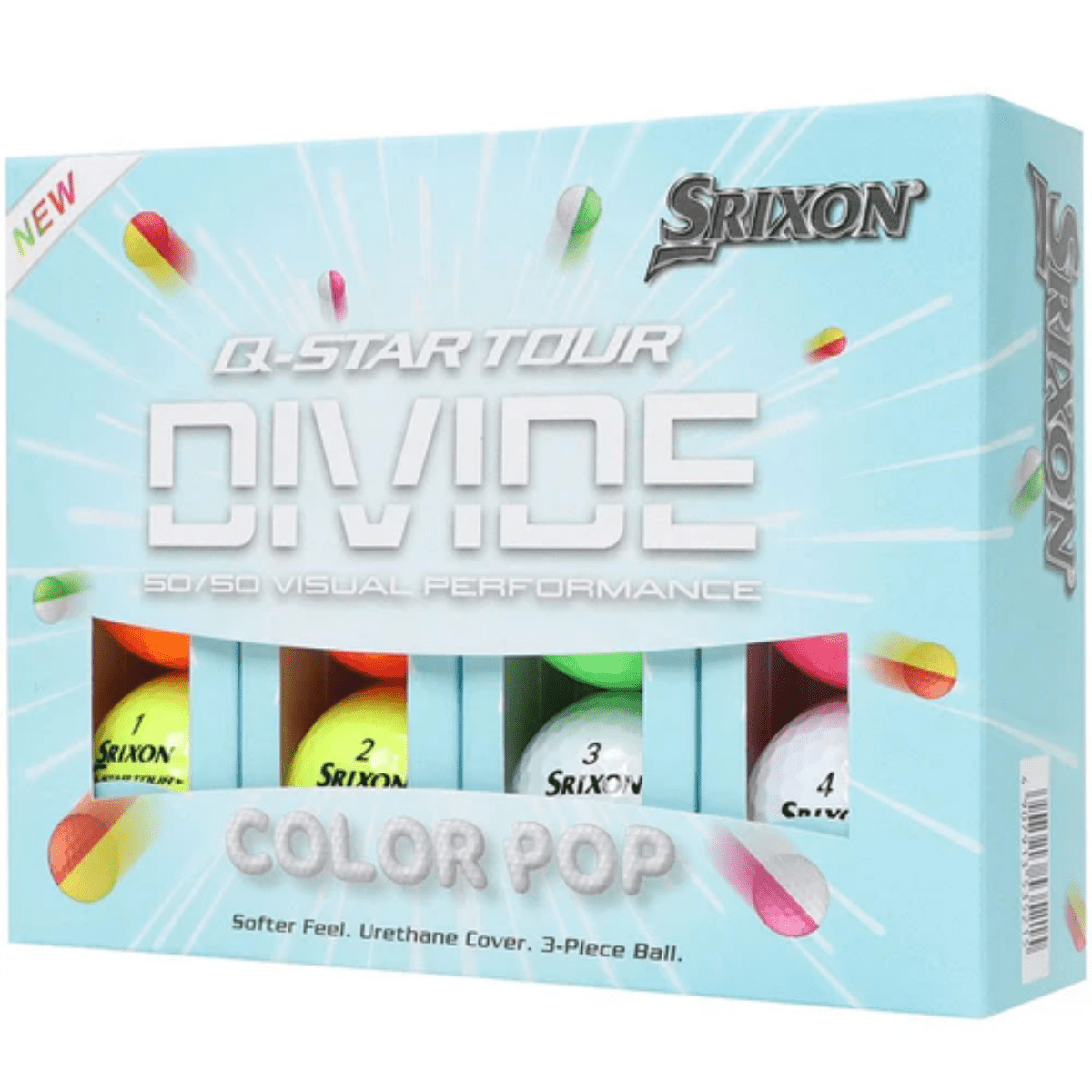 Srixon Q Star Tour Divide Multi Golf Balls - Srixon