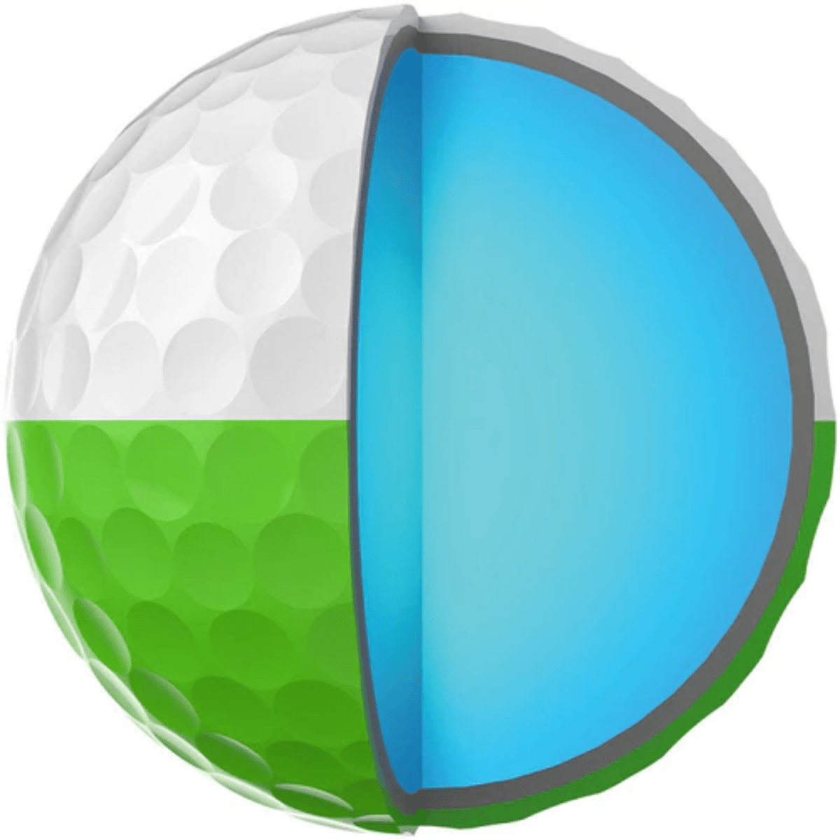Srixon Q Star Tour Divide White/Lime Golf Balls - Srixon