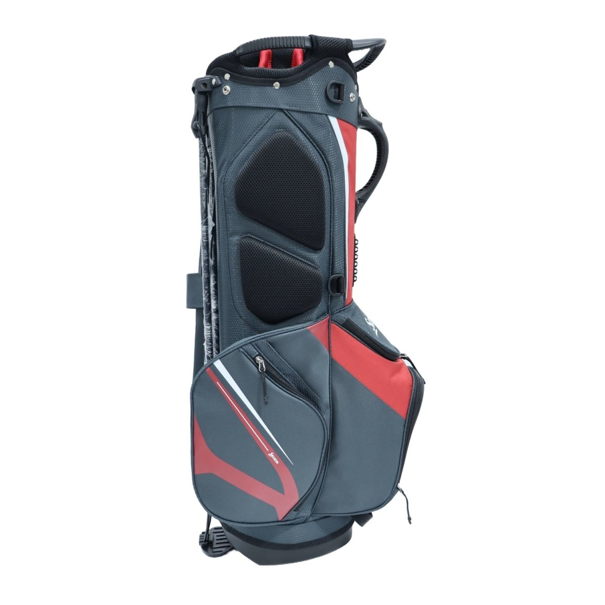 Srixon Saturday Stand Bag - Charcoal / Red - Srixon