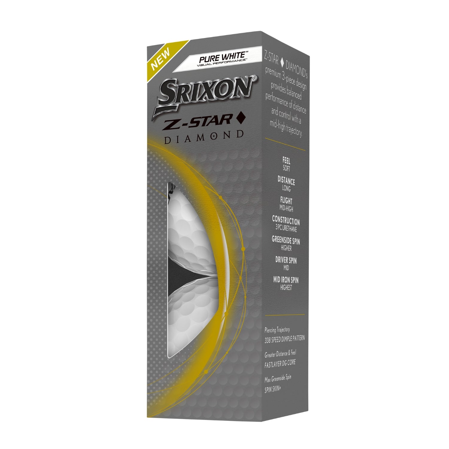 Srixon Z-STAR DIAMOND2025年モデル ホワイト 2ダース スリクソン Z