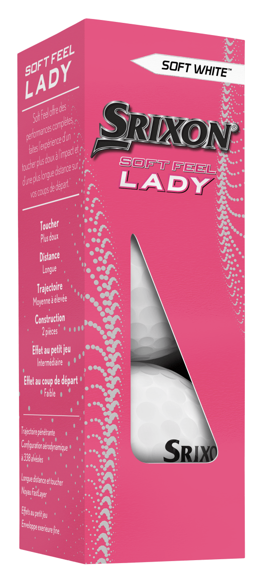 Srixon Soft Feel Lady Golf Balls (3 Ball Sleeve) - Srixon