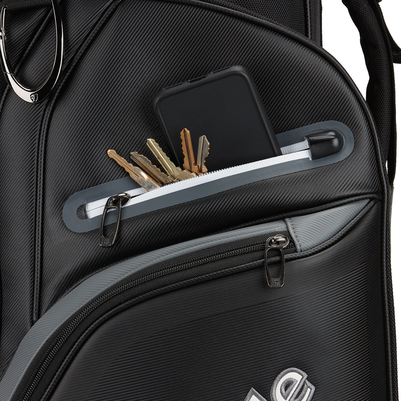 Taylormade Deluxe Cart Bag - Black/Grey