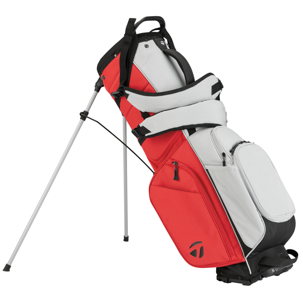 TaylorMade 2024 Flextech Stand Bag - Silver / Red