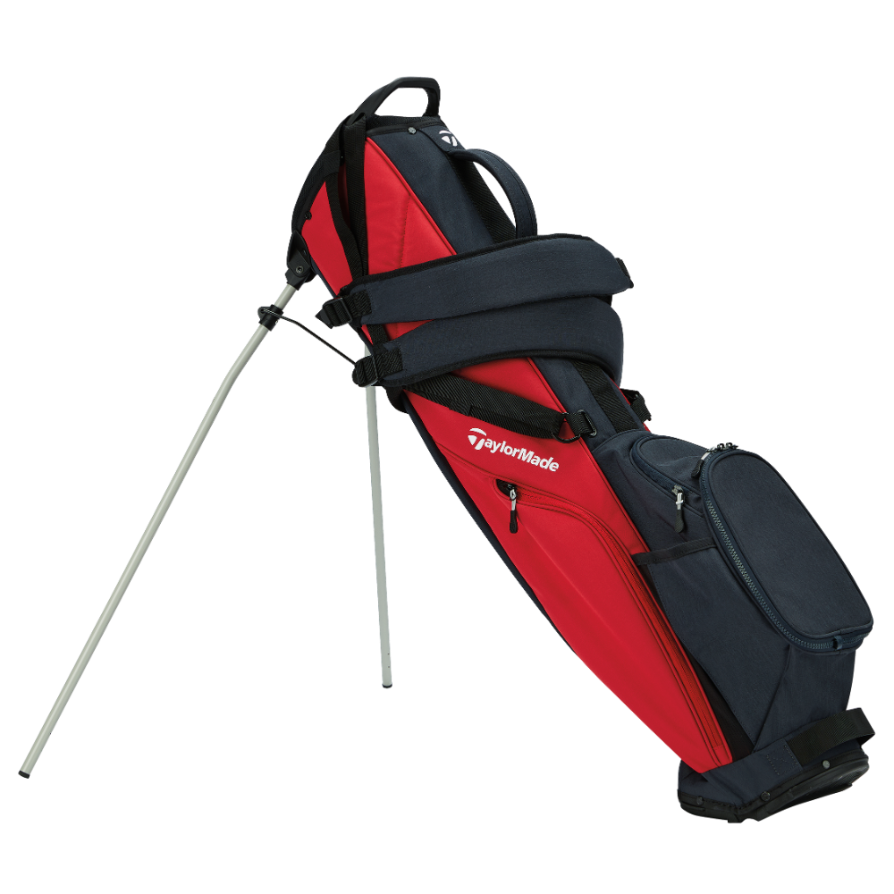 TaylorMade 2024 Flextech Carry Bag - Dark Navy / Red