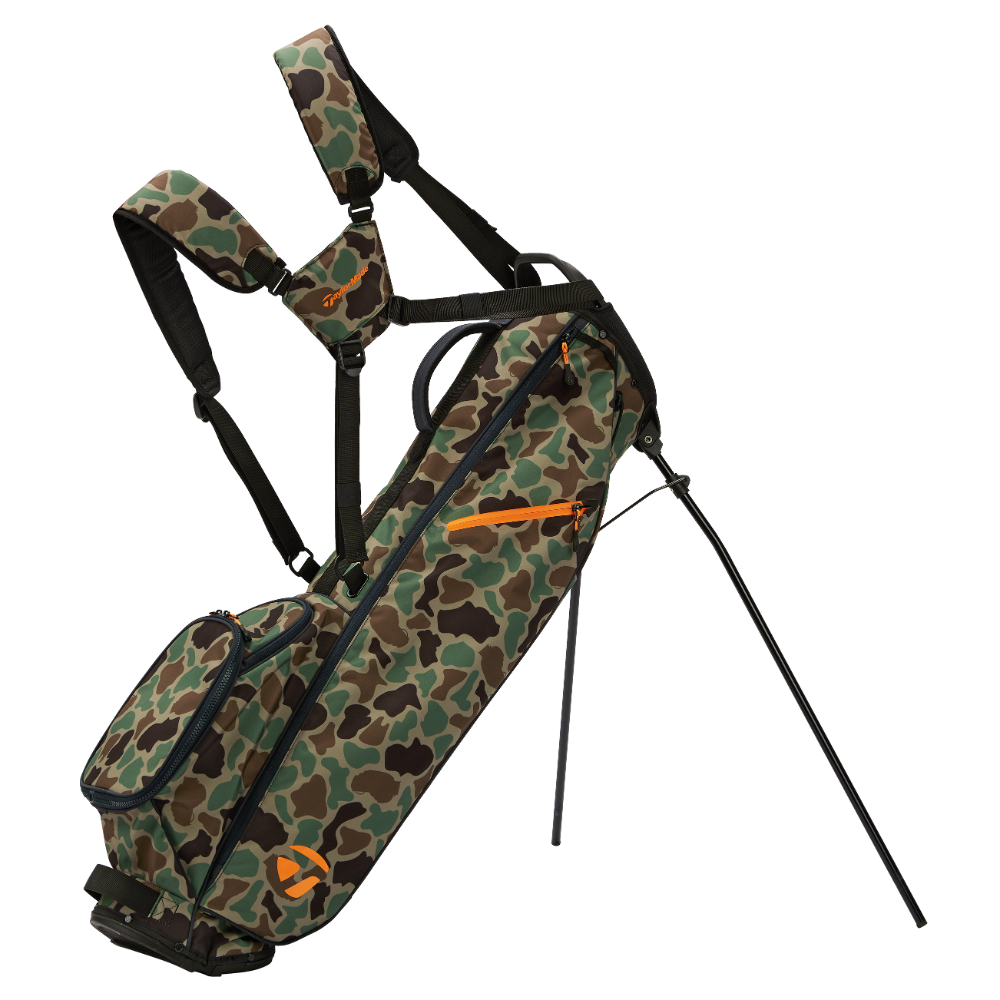 TaylorMade 2024 Flextech Carry Bag - Camo / Orange