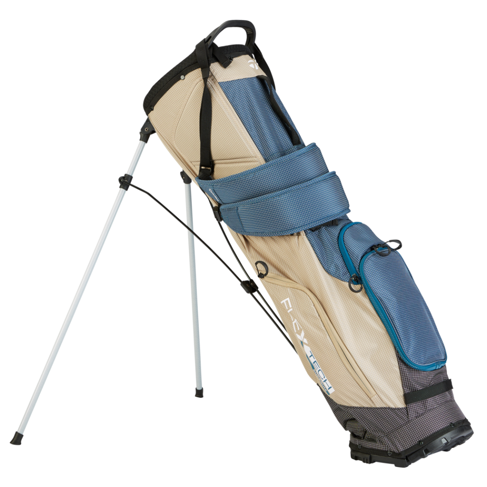 TaylorMade 2024 Flextech SuperLite Stand Bag - Navy / Tan / White