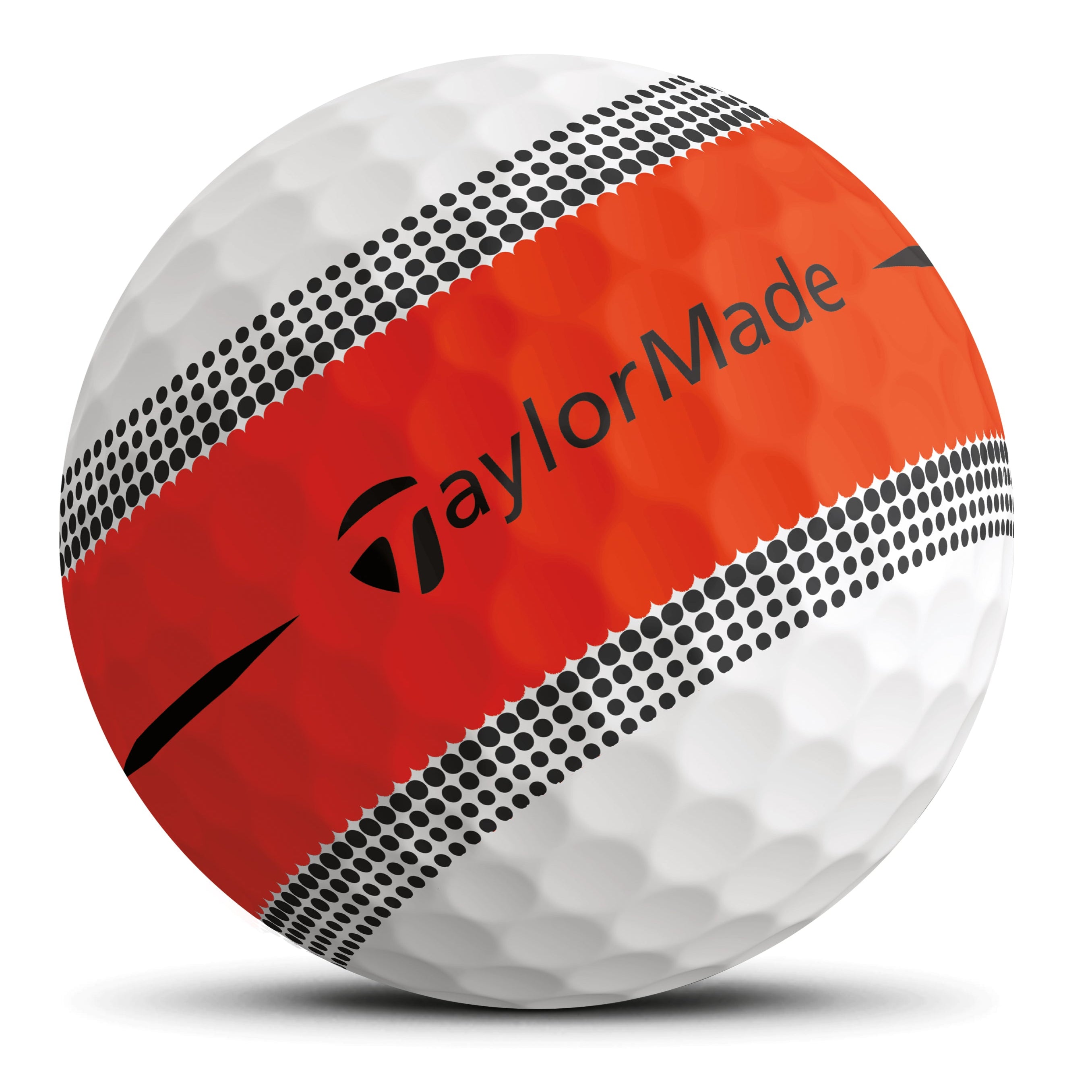 TaylorMade Tour Response Stripe Orange Golf Balls (3 Ball Sleeve)