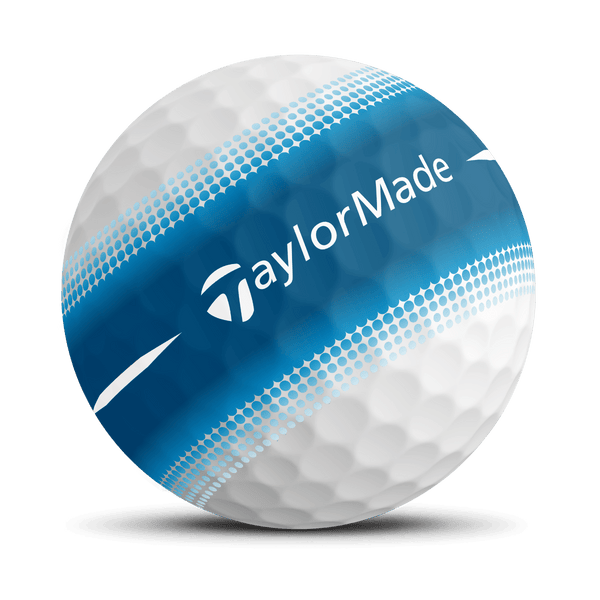 TaylorMade Tour Response Stripe Blue Golf Balls (3 Ball Sleeve)