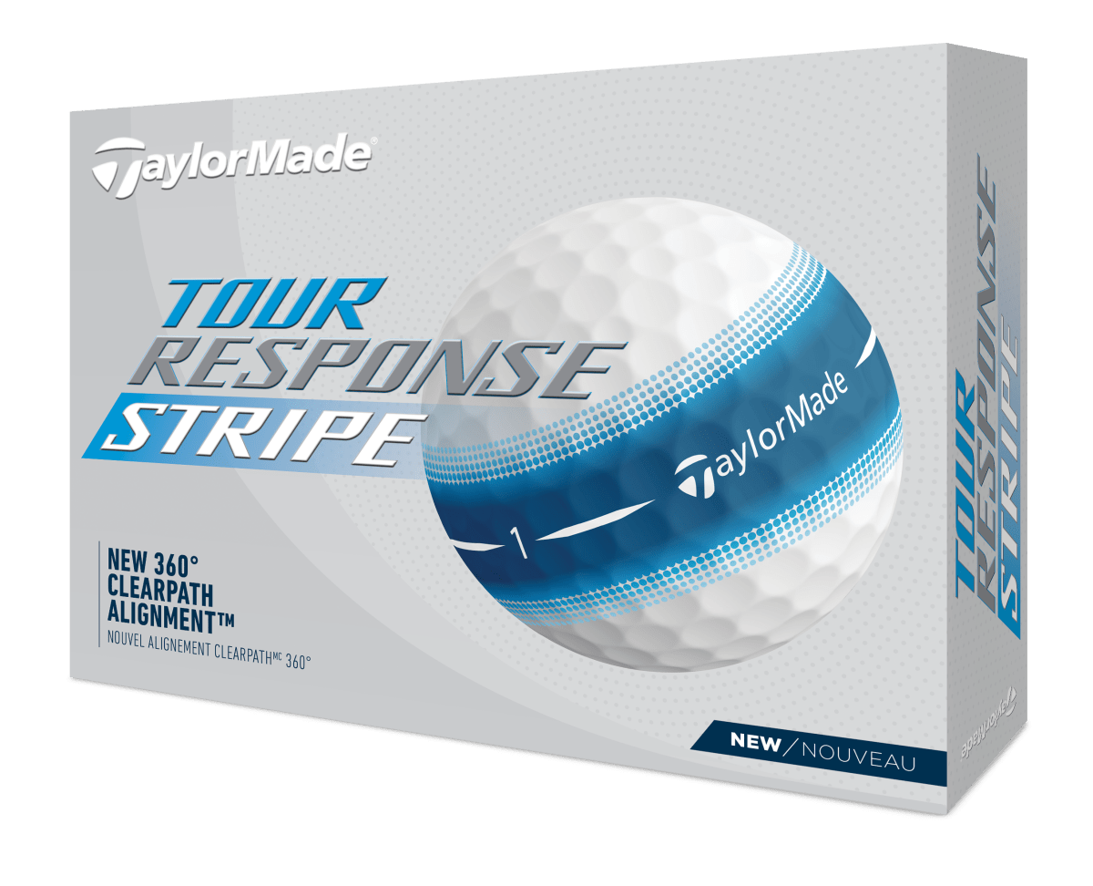 TaylorMade Tour Response Stripe Blue Golf Balls - TaylorMade