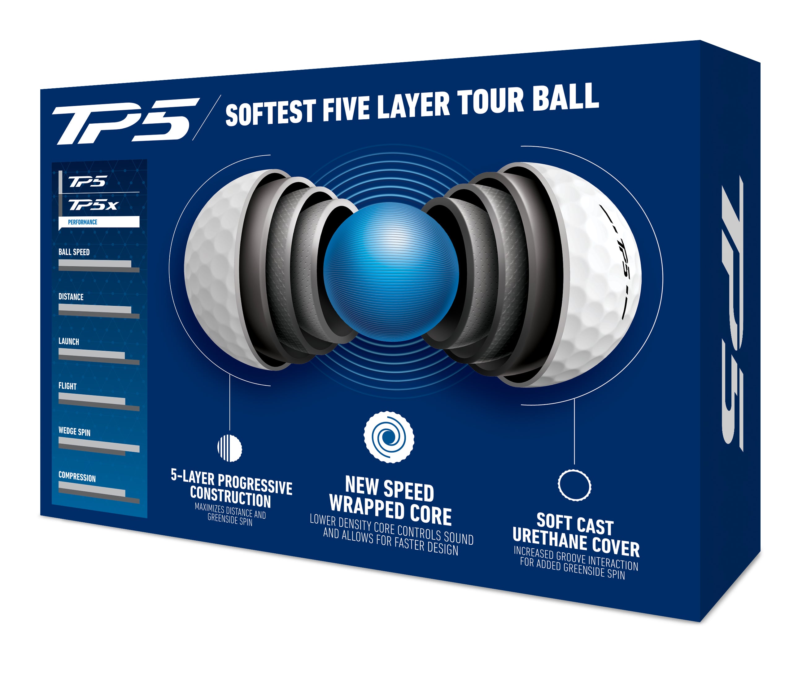 TaylorMade TP5 4 For 3 Golf Balls