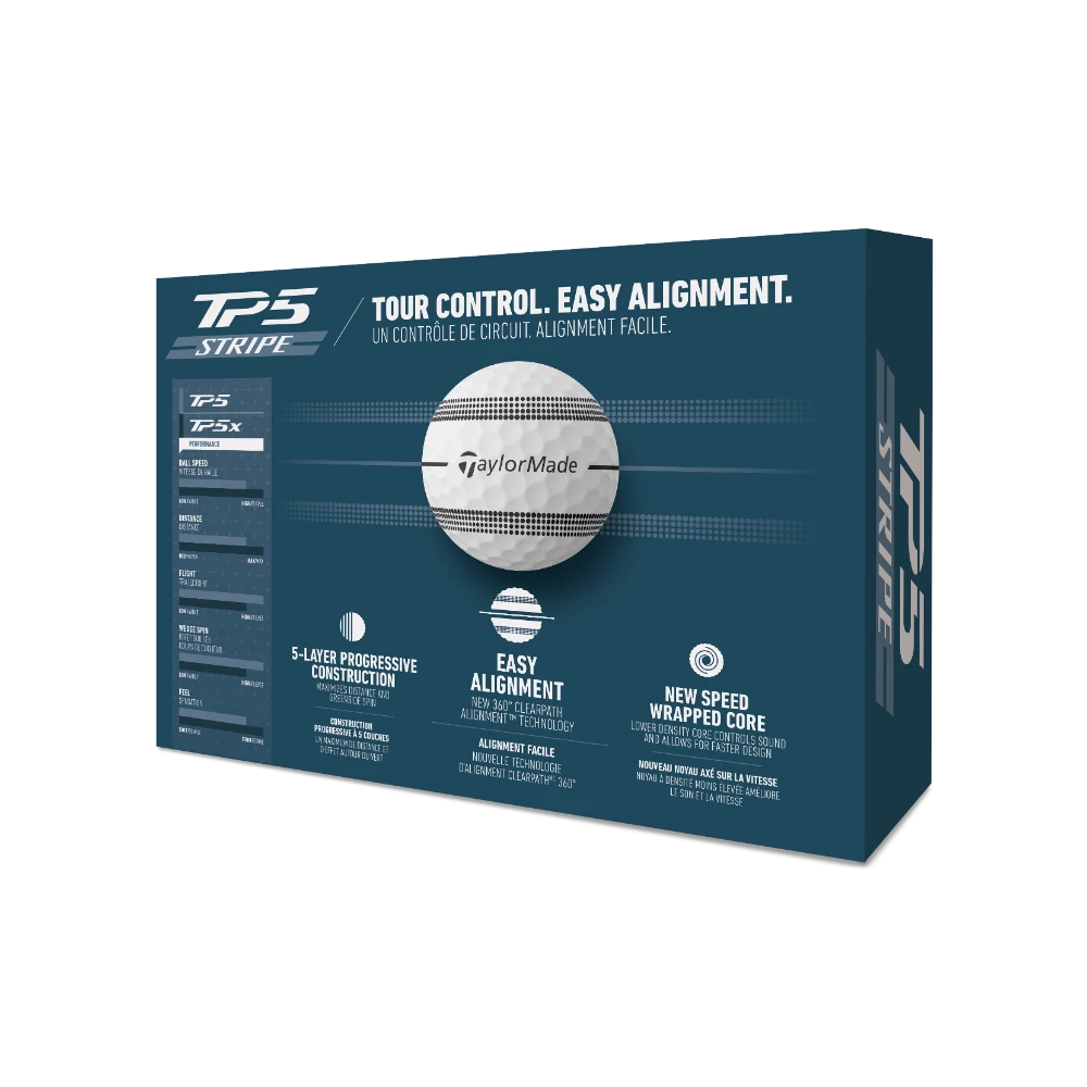 TaylorMade TP5 Stripe Golf Balls