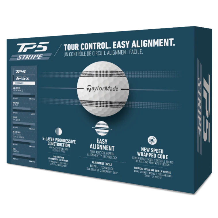 TaylorMade TP5 Stripe Golf Balls