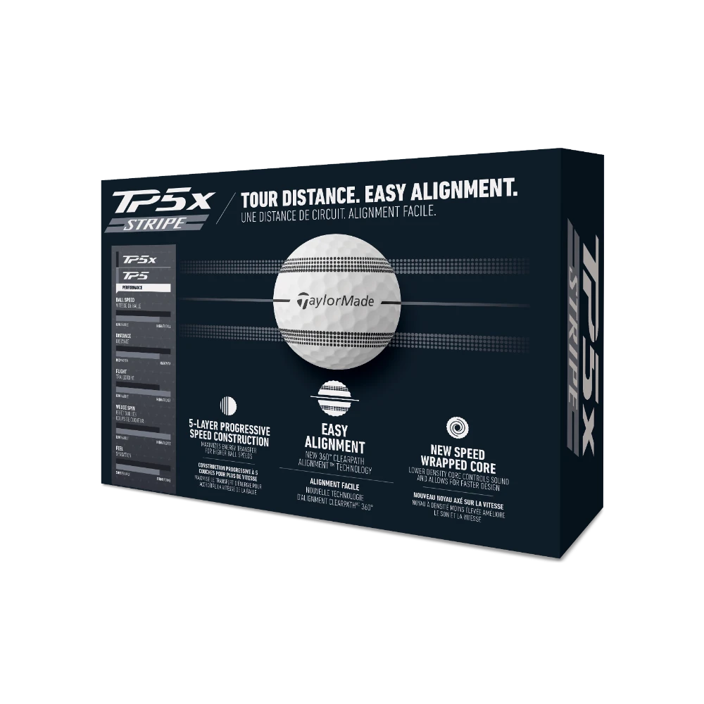 TaylorMade TP5x Stripe Golf Balls