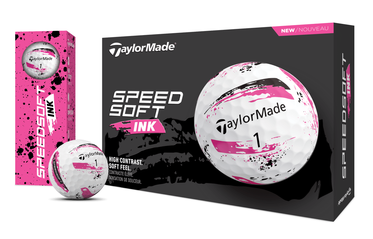 TaylorMade Speedsoft Ink Pink Dozen Pack - TaylorMade