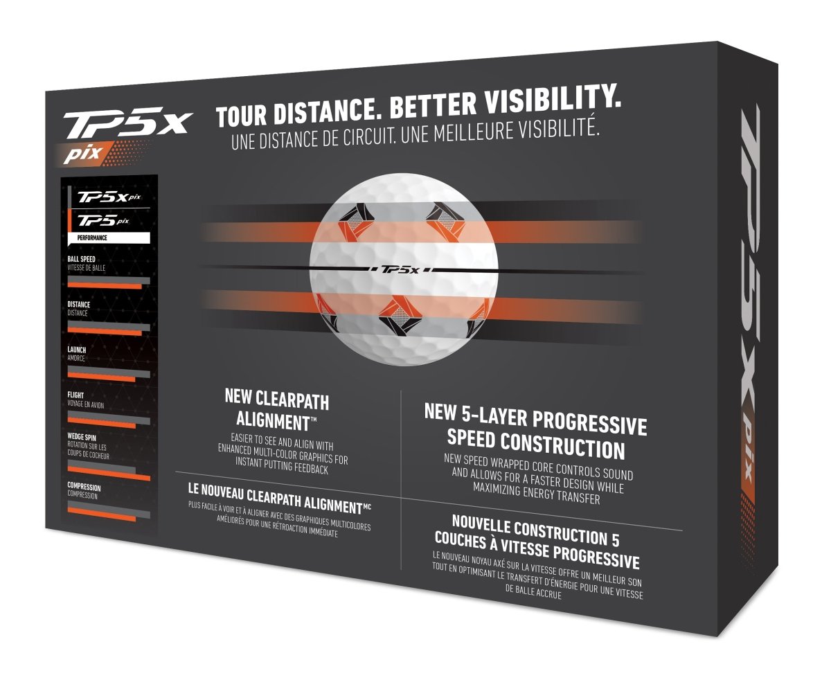 TaylorMade TP5x Pix Golf Balls - TaylorMade
