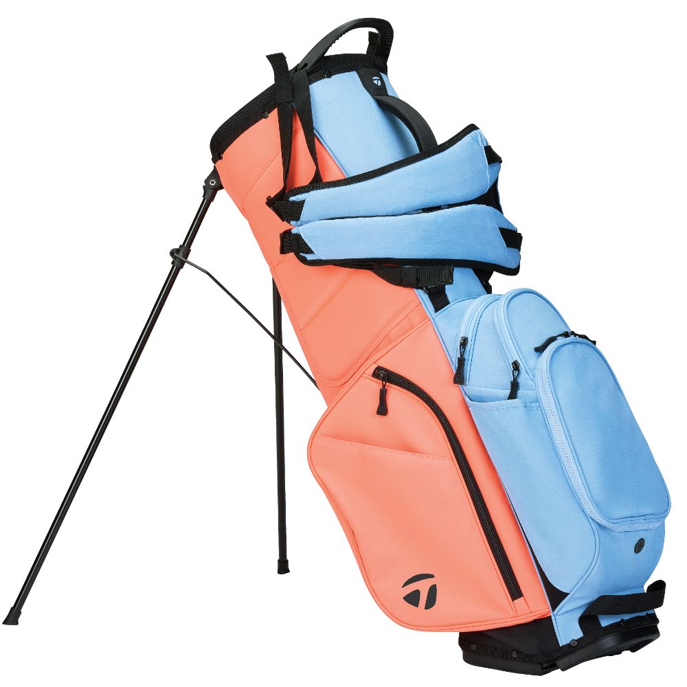 Taylormade Flextech Crossover Stand Bag - Light Blue/Coral