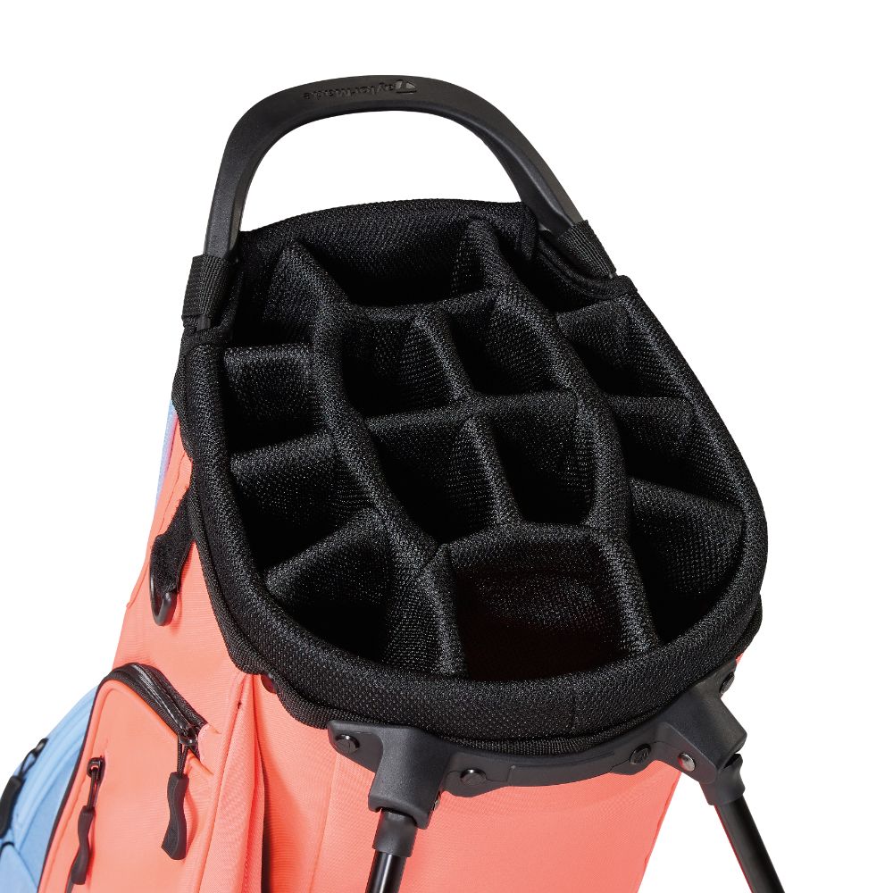 Taylormade Flextech Crossover Stand Bag - Light Blue/Coral